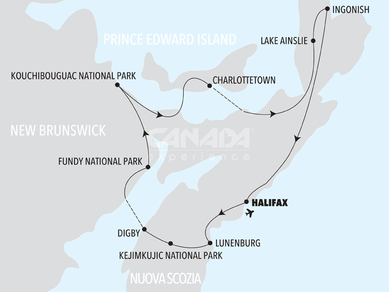 Nuova Scozia, New Brunswick e Prince Edward Island