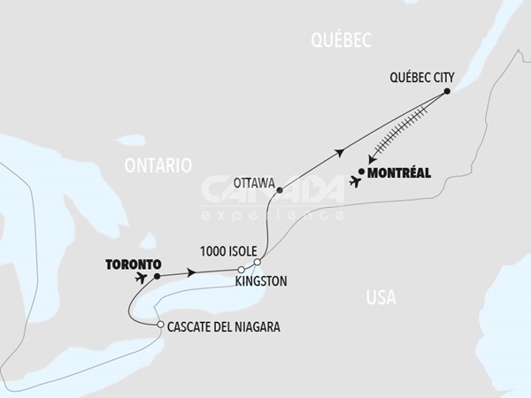canada-experience-partenze-garantite-2024-mappa-citta-canadesi-dell-est